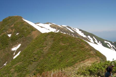 72鉾立峰へ