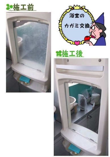 鏡の交換