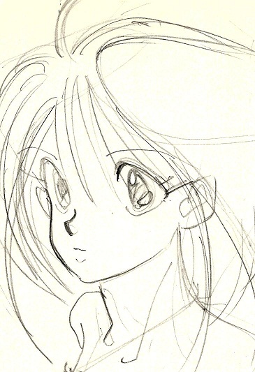 葉書女の子2
