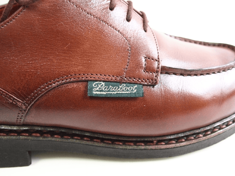 パラブーツ_タグ paraboot_タグ_デカタグ_マロン