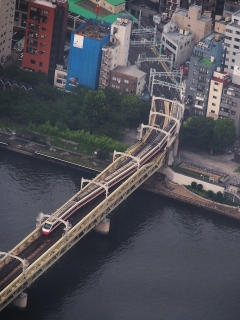 東武鉄道 伊勢崎線 隅田川橋梁
