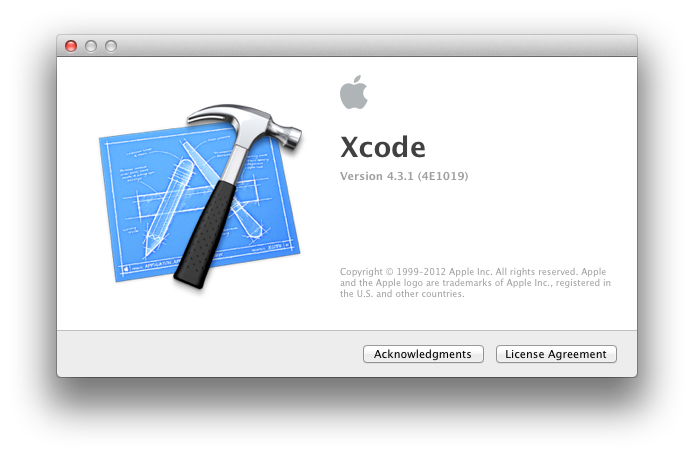 Xcode 4.3.1