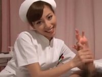 美人ナースの手コキ&フェラ:横山美雪